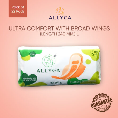 Ultra Comfort with Broad Wings (Length 245 mm.) L Pads 22